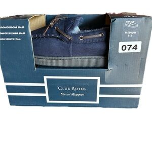 Club Room Men's Dark Blue Loafers Medium 8-9